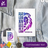 教皇レオ14世リオン祈スはっきりした・カトリック 缶バッジ