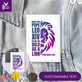 教皇レオ14世リオン祈スはっきりした・カトリック 缶バッジ