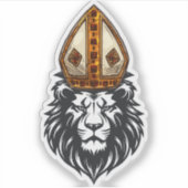 教皇レオ14世、アメリカの歴史上初の教皇 シール (正面)