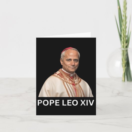 教皇レオ14世、教皇レオ14世 カード (正面)