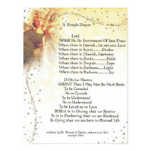 教皇=聖。平和シンプル祈りの言葉用フランシス祈りの言葉