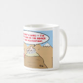 教祖のアドバイス税の会計士 コーヒーマグカップ (正面右)