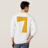 教科書ナンバーセブンTシャツ Tシャツ (裏面フル)