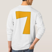 教科書ナンバーセブンTシャツ Tシャツ (裏面)