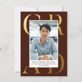 教科書用ブルゴーニュタイポグラフィ大学院発表 招待状 (正面)