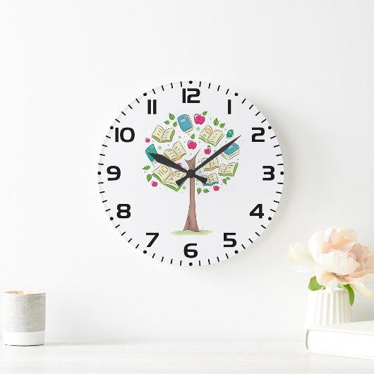 教科用図書付 ラージ壁時計