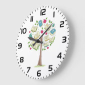 教科用図書付 ラージ壁時計 (傾斜)