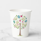 教科用図書付 紙コップ (正面)