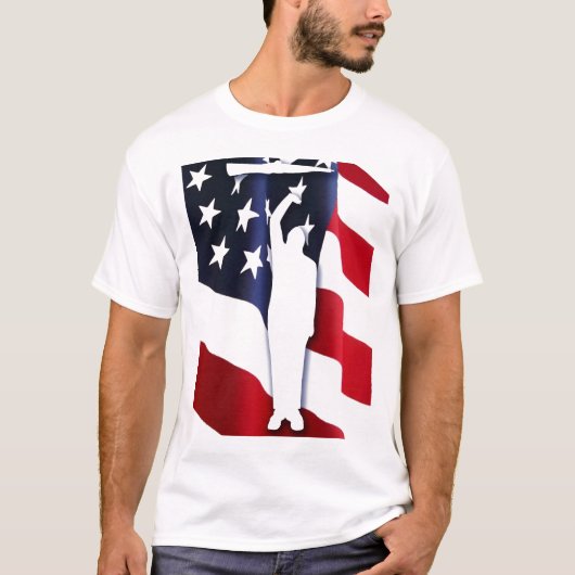 教練指導官のアメリカの愛国者Driller2 T Tシャツ (正面)