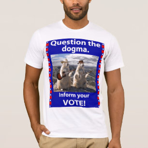 教義のワイシャツに質問して下さい Tシャツ