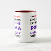 教義は高いマグ声高に住んでいます マグカップ (中央)