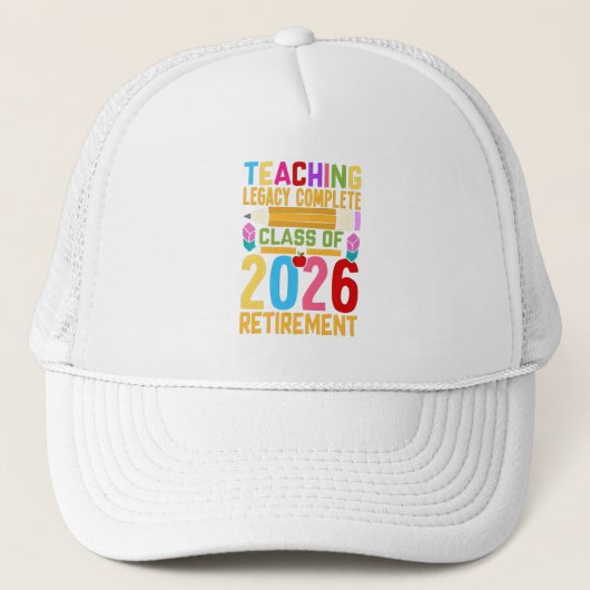 教職の伝統 クラス2026年退職 キャップ (正面)