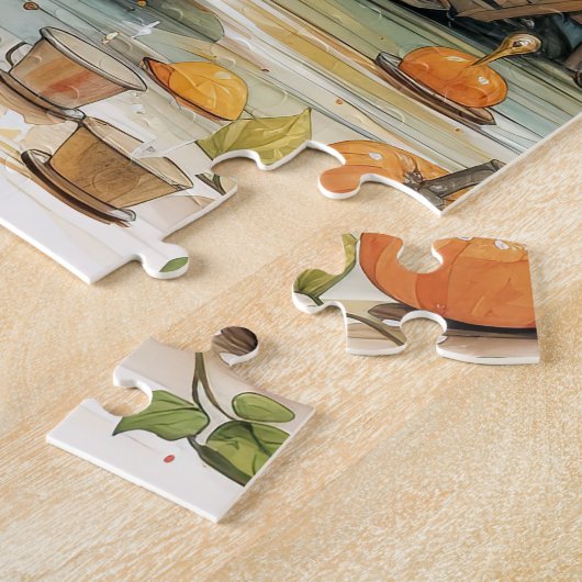 教育おもしろいミーツストーリータイム魔法テディベア ジグソーパズル (側面)