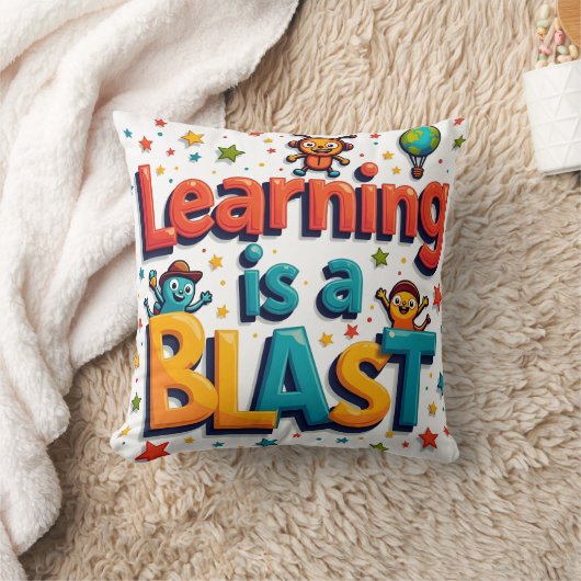 教育おもしろい- no2 クッション (ブランケット)