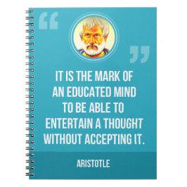 教育がある心の引用文 ノートブック