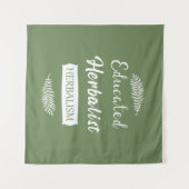 教育されたハーバルリストの自然医学 タペストリー (正面(横))