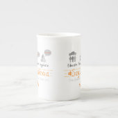 教育して下さい。 支持者。 立法化して下さい。 #SayDyslexiaのマグ ボーンチャイナマグカップ (正面)