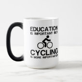 教育とサイクリング モーフィングマグカップ (左)
