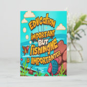 教育と魚釣りの重要性 招待状 (スタンド正面)