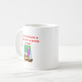 教育の冗談 コーヒーマグカップ (正面左)