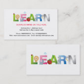 教育の学名刺 名刺 (正面/裏面)