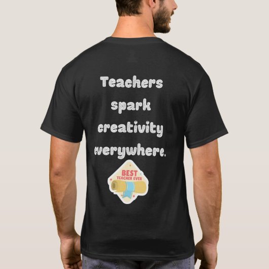 教育の心: 授業 Tシャツ (裏面)