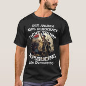 教育の手頃な学生ローン銃 Tシャツ (正面)