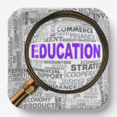 教育の拡大 ペーパープレート (正面)