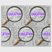 教育の拡大 ラッピングペーパー (フラット)