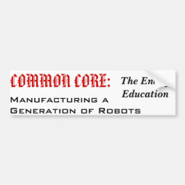 教育の終わりか。 バンパーステッカー