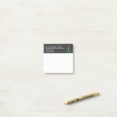 教育の記号のパーソナライズなメモ帳 ポストイット (デスク上)