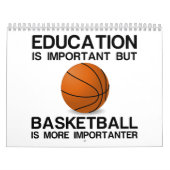 教育の重要なバスケットボールの重要性 カレンダー (カバー)