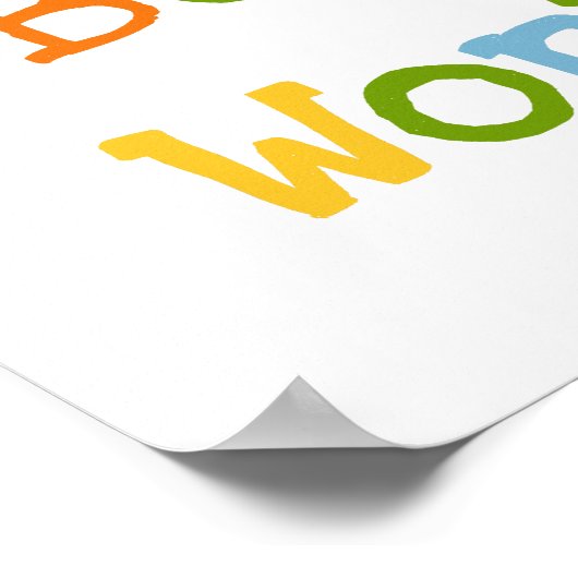 教育は価値がある ポスター (角)