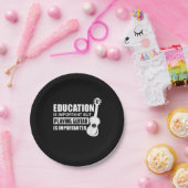 教育は重要だがギタ遊ーだ ペーパープレート (パーティー)