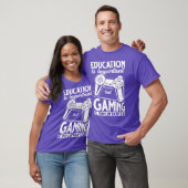 教育は重要だがゲームは重要だ Tシャツ (ユニセックス)