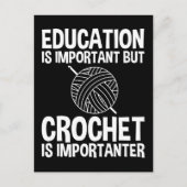 教育は重要だが肝心だ ポストカード (正面)