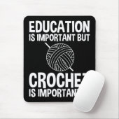 教育は重要だが肝心だ マウスパッド (マウス)