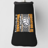 教育は重要だが、バレーボールは重要だ ゴルフヘッドカバー (回転90)