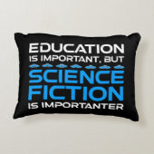 教育は重要だがSfは重要だ アクセントクッション (裏面)