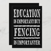 教育は重要フェンシング シーズンカード (正面/裏面)