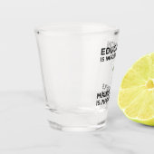 教育は飲み物を混ぜることが重要 ショットグラス (左)