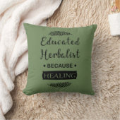 教育を受けた本草学者 クッション (ブランケット)