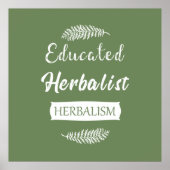 教育を受けた本草学者 ポスター (正面)