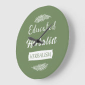 教育を受けた本草学者 ラージ壁時計 (傾斜)