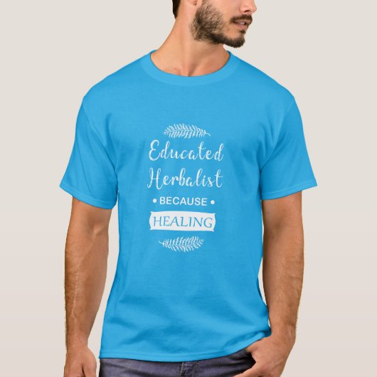 教育を受けた本草学者 Tシャツ (正面)