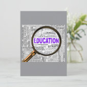 教育を拡大する 招待状 (スタンド正面)