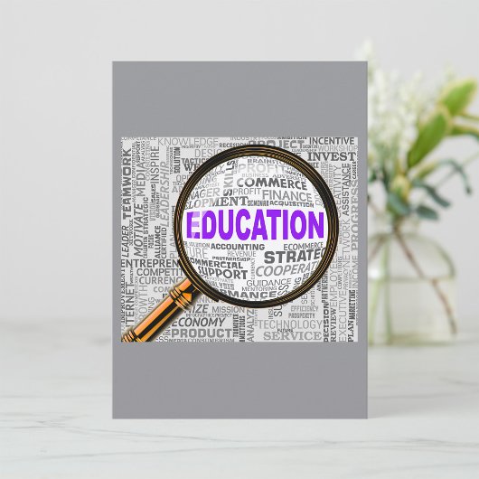 教育を拡大する 招待状