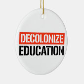教育を脱色する セラミックオーナメント (右)
