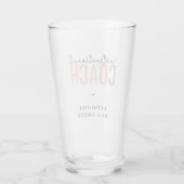 教育カスタムコーチ教育コーチギフト タンブラーグラス (裏面)