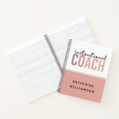 教育カスタムコーチ教育コーチギフト ノートブック (内部)